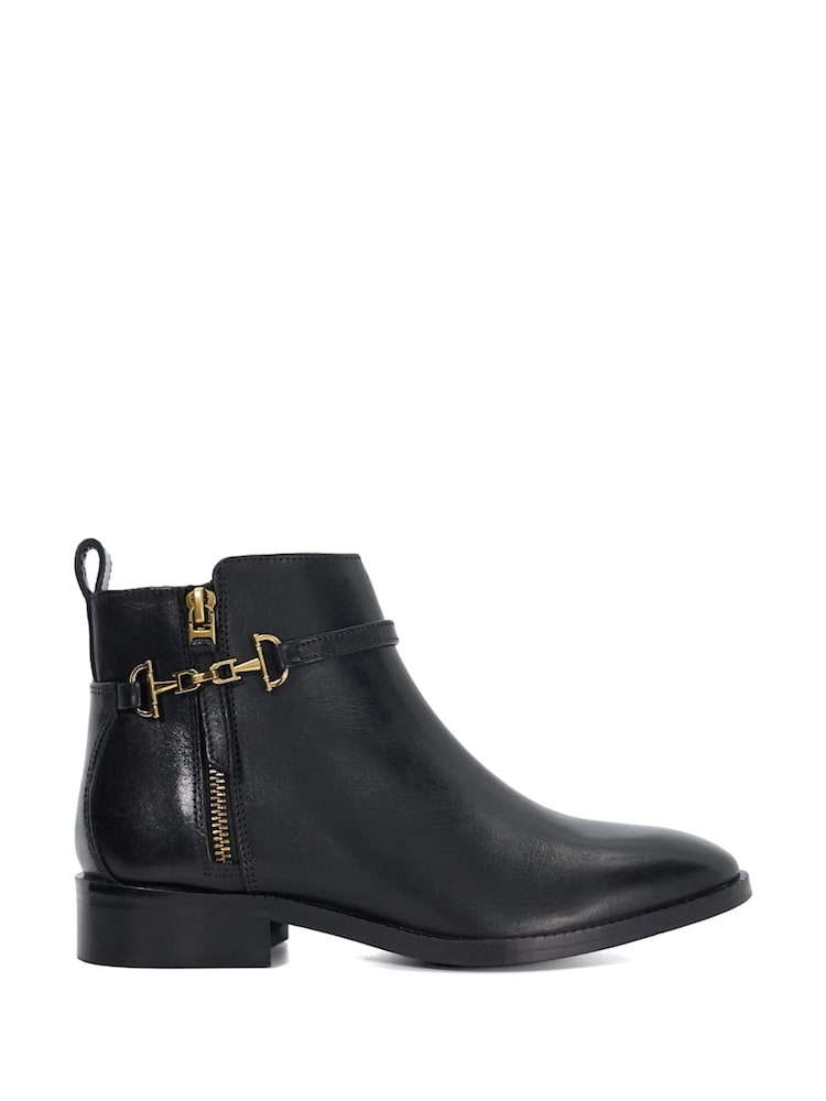 Dune London Black Standard Fit Parklyn Ankle Boots - Image 1 of 6