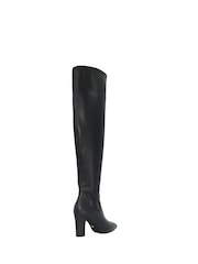 Dune London Black Sirenna Over Knee High Boots - Image 4 of 6