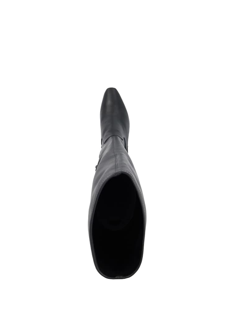 Dune London Black Sirenna Over Knee High Boots - Image 6 of 6