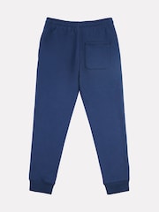 New Balance Blue Boys Brush Back Stacked Logo Joggers - Image 7 of 8