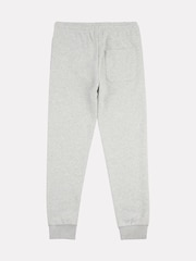 New Balance Grey Boys Brush Back Stacked Logo Joggers - Image 7 of 8