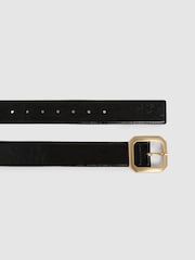 Reiss Edna Leather Edged-Buckle Belt - Slika 3 iz 4