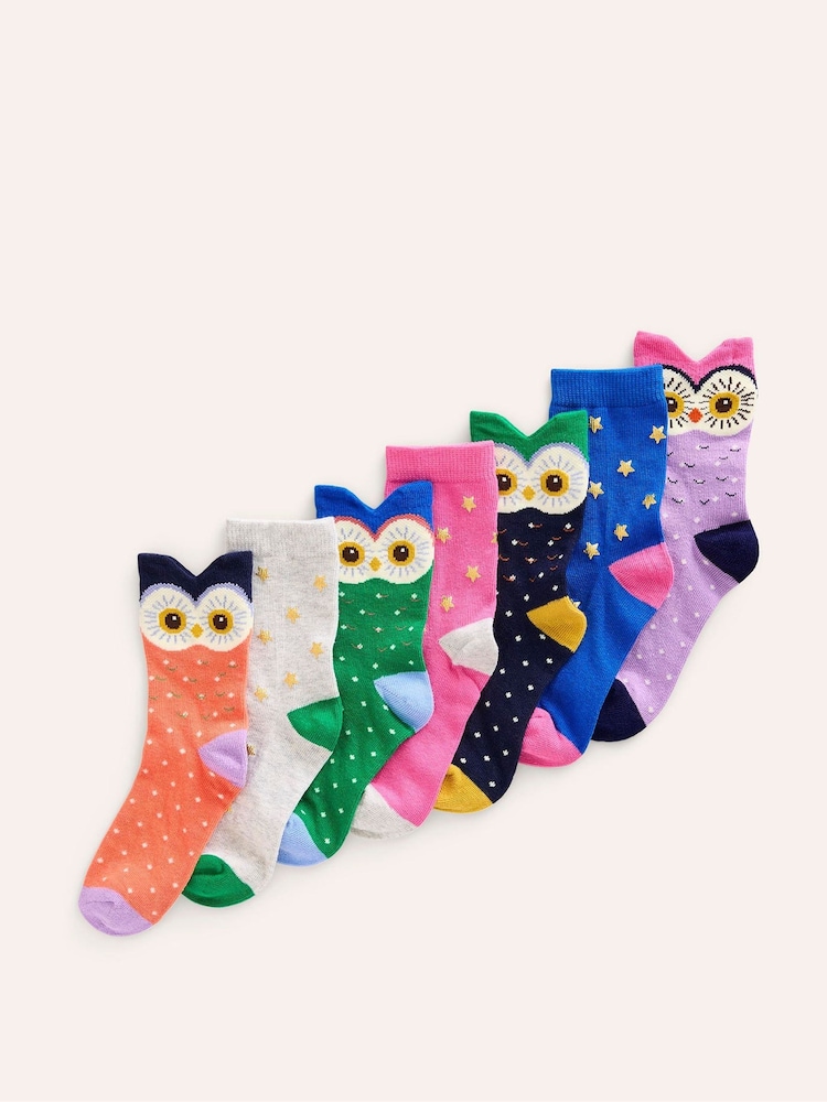 Boden Blue Socks 7 Pack - Image 1 of 2 Boden Blue Socks 7 Pack - Image 1 of 2