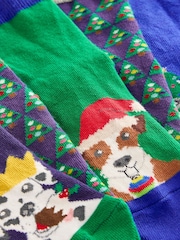 Boden Blue Socks 5 Pack - Image 2 of 2