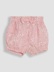JoJo Maman Bébé Pink Floral 2-Piece Collar Body & Bloomers Set - Image 5 of 7
