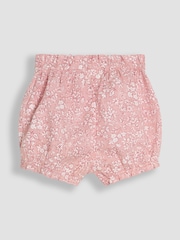 JoJo Maman Bébé Pink Floral 2-Piece Collar Body & Bloomers Set - Image 7 of 7