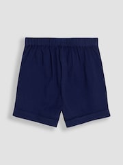 JoJo Maman Bébé Navy 100% Cotton Sailor Collar Body & Shorts Set 2 Piece - Image 9 of 10