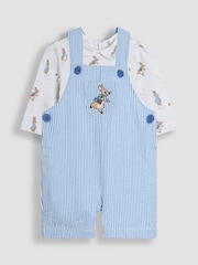Conjunto corporal JoJo Maman Bébé Peter Rabbit™ 2-Piece Dungarees & - Imagem 1 de 6