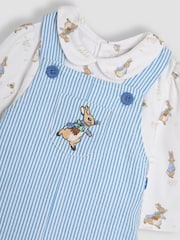 Conjunto corporal JoJo Maman Bébé Peter Rabbit™ 2-Piece Dungarees & - Imagem 2 de 6