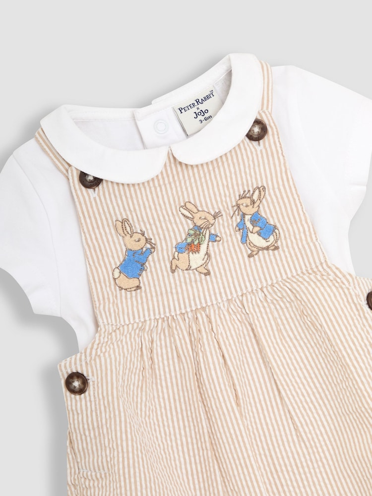 Conjunto corporal JoJo Maman Bébé 2de Peter Rabbit™ Dungarees & - Imagem 6 de 6