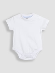 JoJo Maman Bébé Blue 2-Piece Chicks Embroidered Dungarees & Body Set - Image 4 of 7