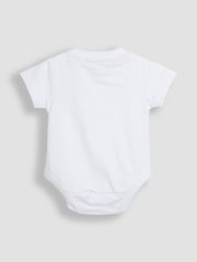 JoJo Maman Bébé Blue 2-Piece Chicks Embroidered Dungarees & Body Set - Image 5 of 7