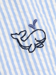 JoJo Maman Bébé Blue 2-Piece Chicks Embroidered Dungarees & Body Set - Image 7 of 7