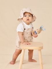 JoJo Maman Bébé 2-Piece Peter Rabbit™ Dungarees & Body Set - Imagen 8 de 9