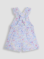 JoJo Maman Bébé Blue Cherry Ditsy 100% Cotton Culottes & T-Shirt Set 2 Piece - Image 3 of 6