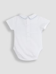 JoJo Maman Bébé Blue 2-Piece Chick Embroidered Body & Short Set - Image 6 of 6