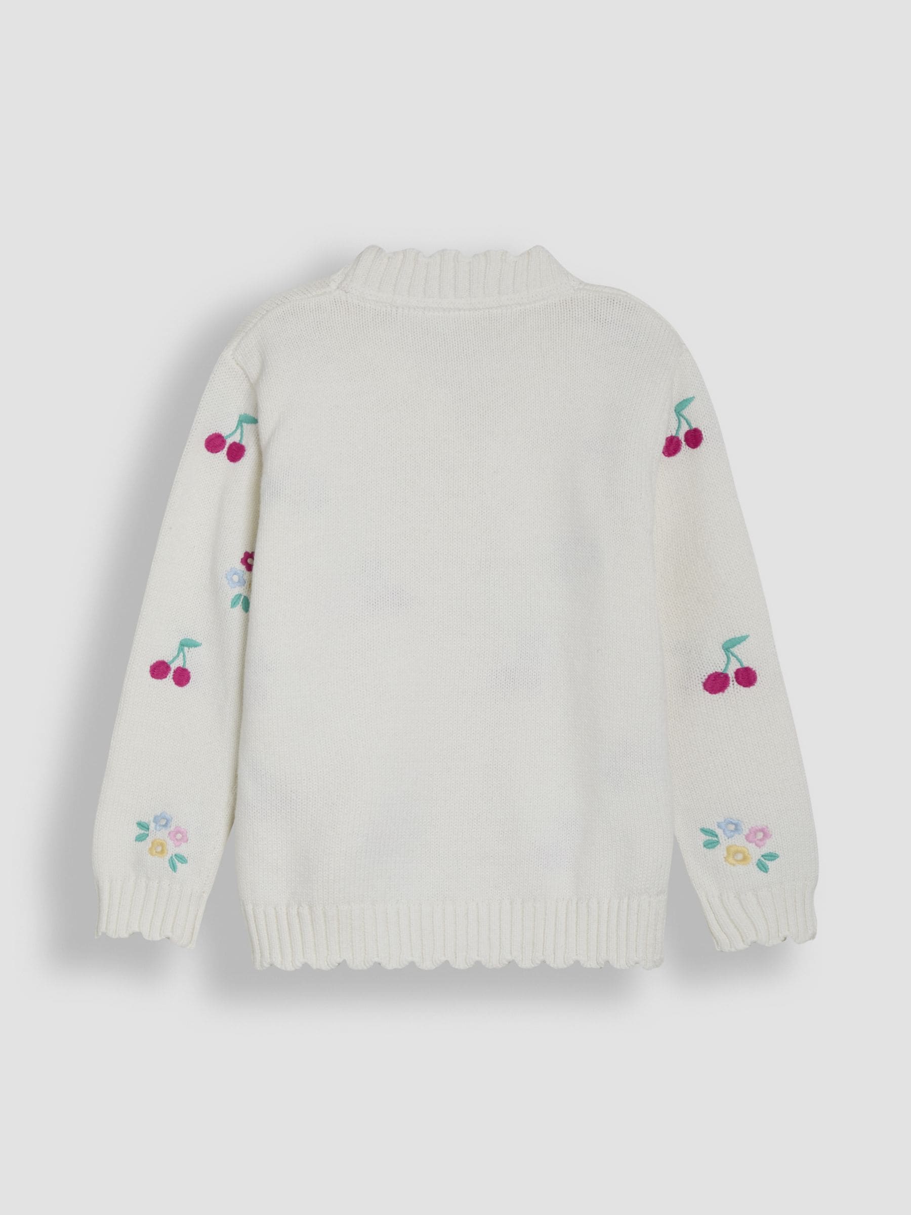 Next：日本 JoJo Maman Bébé 刺繍入り Vネック カーディガン from Next