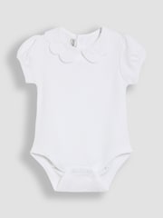 JoJo Maman Bébé White Broderie Collar Body - Image 1 of 3