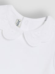 JoJo Maman Bébé White Broderie Collar Body - Image 3 of 3