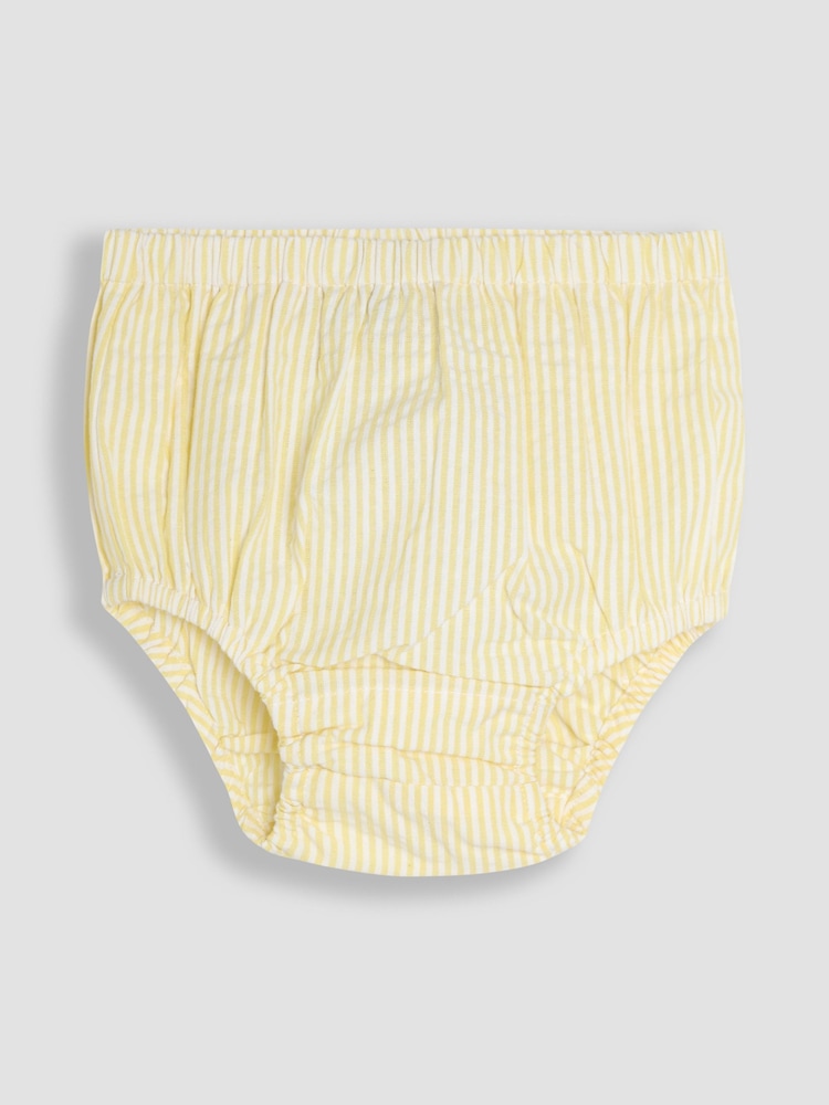 Amarillo con conejito - Vestido con bordado de nido de abeja y aplicación de seersucker de JoJo Maman Bébé - Imagen 5 de 5 Amarillo con conejito - Vestido con bordado de nido de abeja y aplicación de seersucker de JoJo Maman Bébé - Imagen 5 de 5