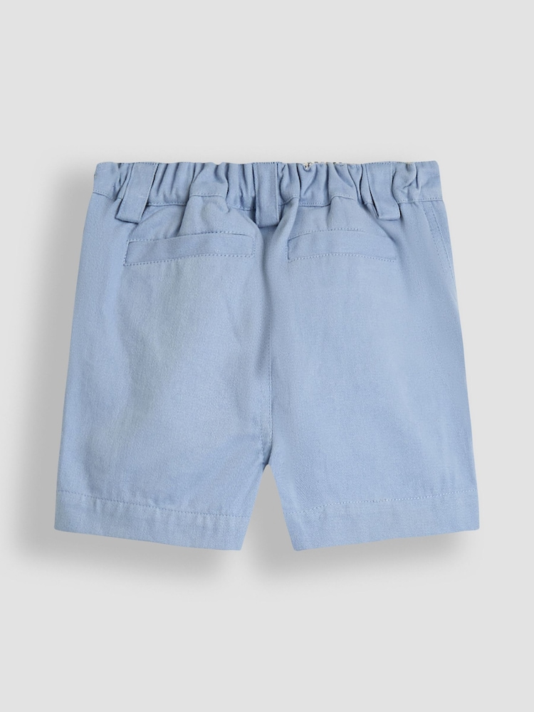 JoJo Maman Bébé Pale Blue Twill Chino Short - Image 2 of 3