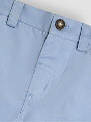 JoJo Maman Bébé Pale Blue Twill Chino Short - Image 3 of 3