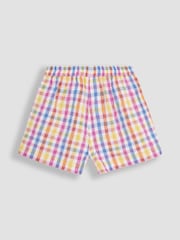 JoJo Maman Bébé 2-Piece Gingham Angel Sleeve Blouse & Shorts Set - Image 5 of 6