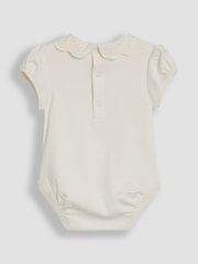 JoJo Maman Bébé Cream Broderie Collar Body - Image 3 of 3