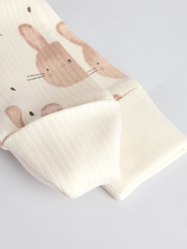 Ecru Baby 100% Cotton Sleepsuits 3 Pack (0mths-3yrs) - Image 14 of 14