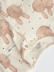 Ecru Baby 100% Cotton Sleepsuits 3 Pack (0mths-3yrs) - Image 9 of 14