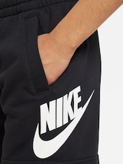 Nike Black Club Fleece French Terry Shorts - Image 6 of 7