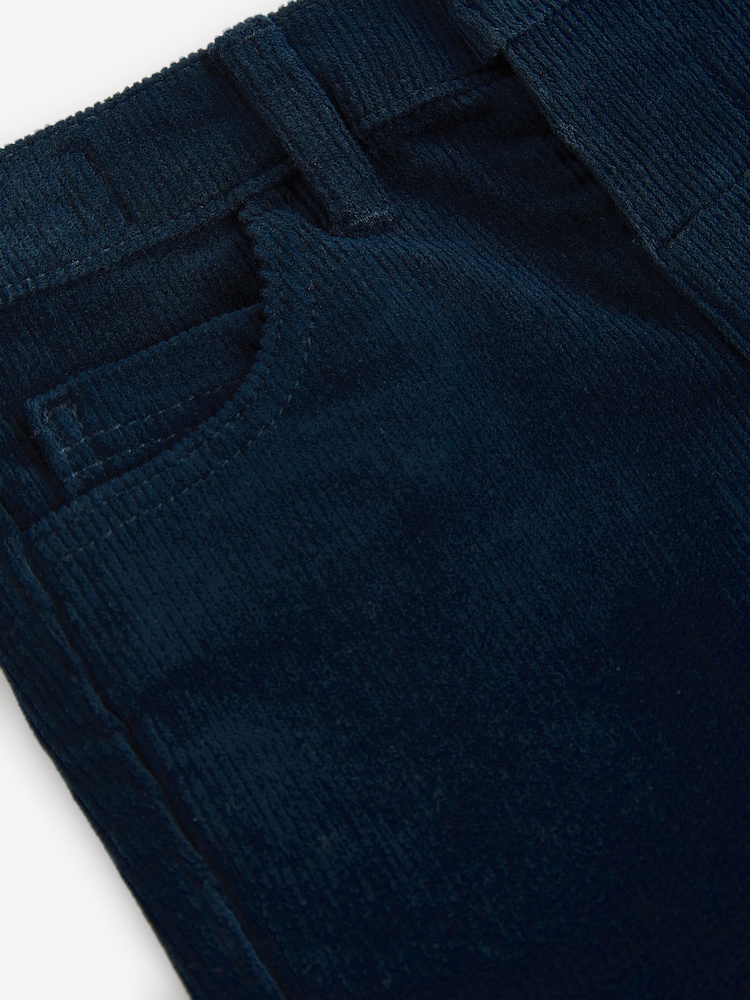 Marron bleu marine/fauve - Lot de 2 pantalons en velours côtelé (3mois-7ans) - Image 6 of 7