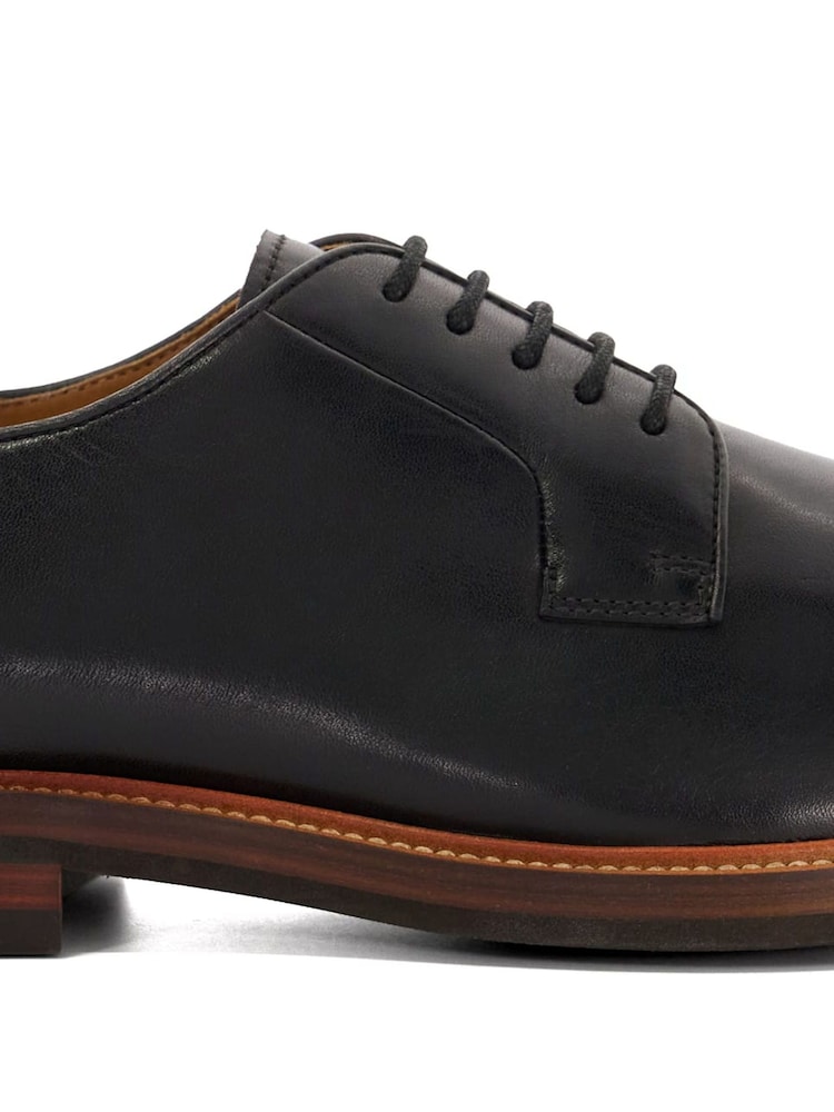 Dune London Black Savoye Plain Toe Sole Shoes - Image 6 of 6 Dune London Black Savoye Plain Toe Sole Shoes - Image 6 of 6