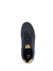 Dune London Blue Tinted Mixed Material Lace Up Trainers - Image 5 of 6