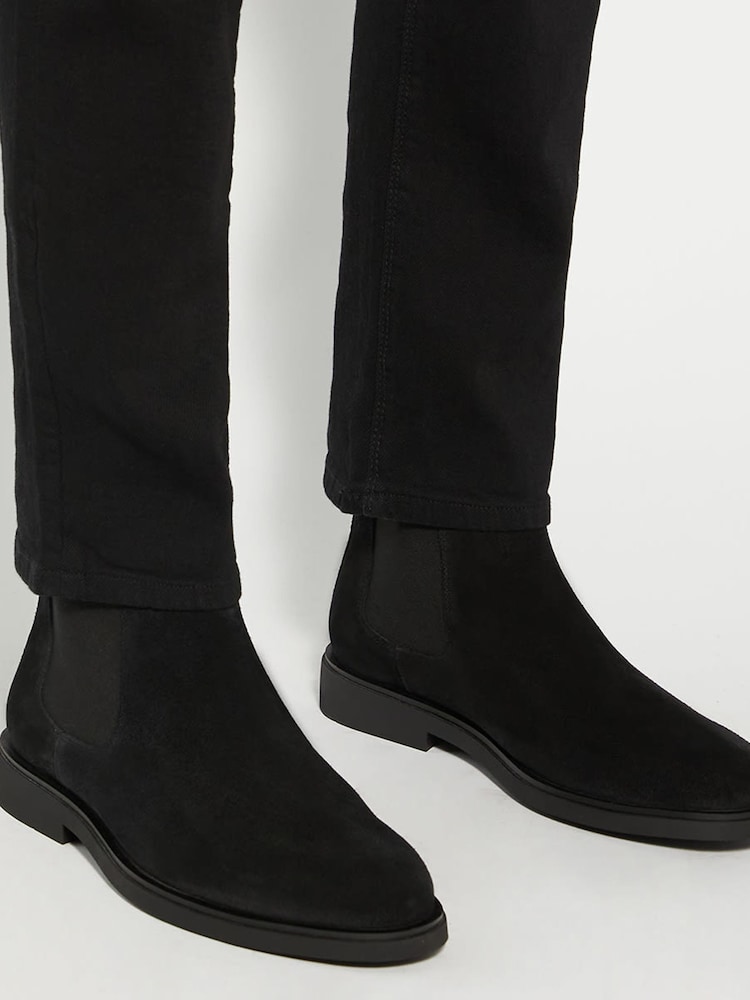 Dune London Black Cromwells Through Sole Chelsea Boots - Image 1 of 6 Dune London Black Cromwells Through Sole Chelsea Boots - Image 1 of 6