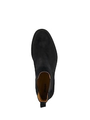 Dune London Black Cromwells Through Sole Chelsea Boots - Image 5 of 6