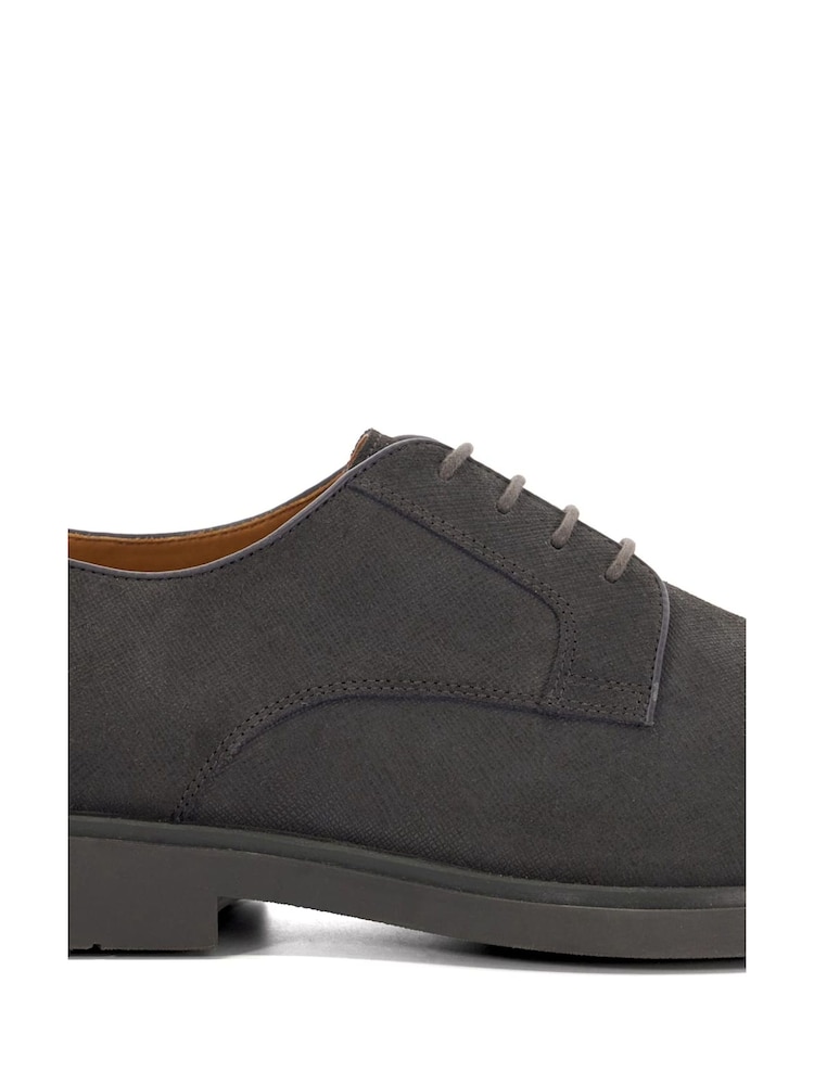 Dune London Grey Brontes Embossed Through Sole Shoes - Image 6 of 6