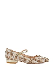 Dune London Cream Halliees Mary Jane Smart Flatforms Shoes - Image 2 of 6