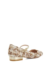 Dune London Cream Halliees Mary Jane Smart Flatforms Shoes - Image 4 of 6
