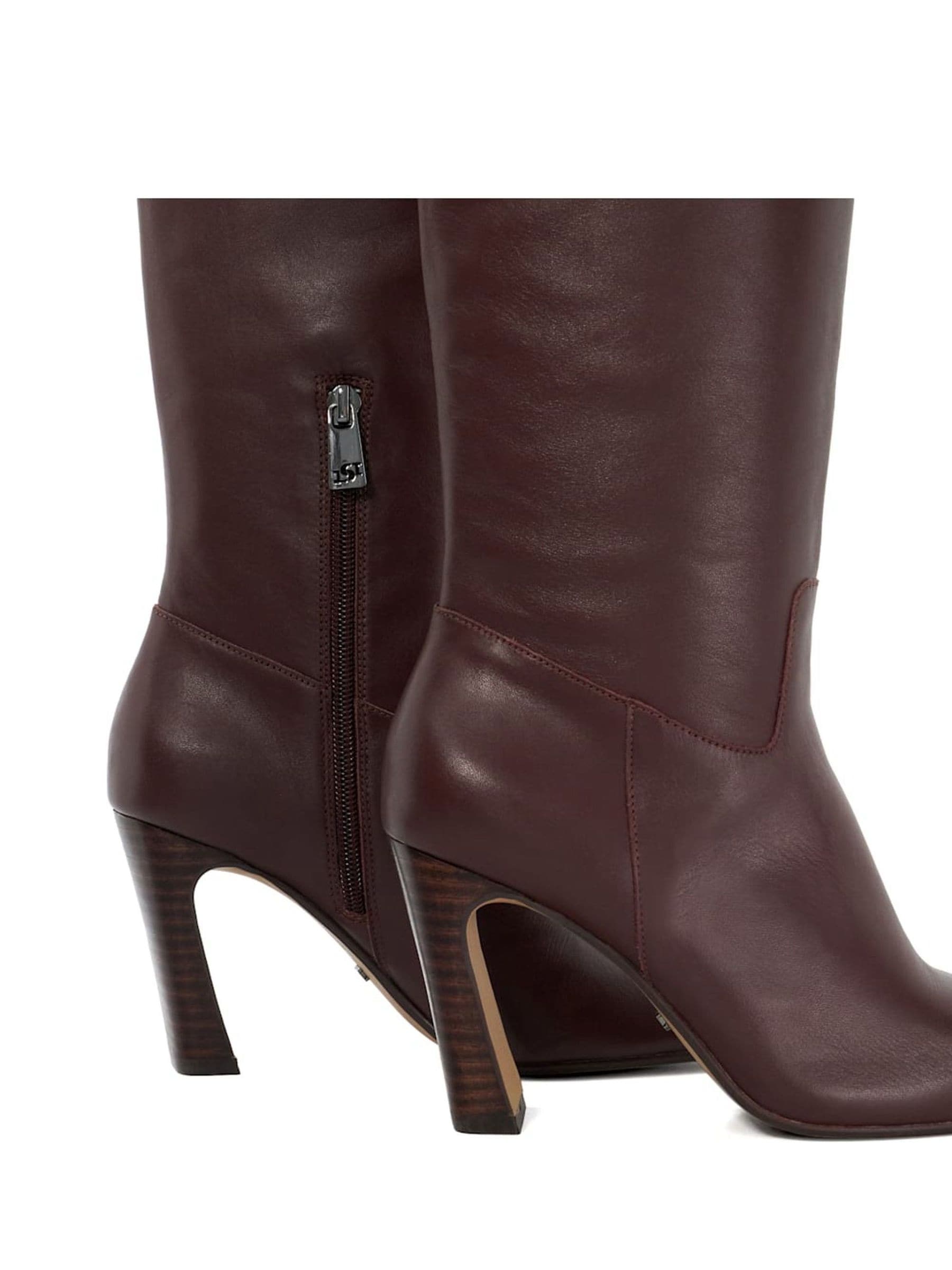 Buy Dune London Red Sliding Chisel Toe Angle Knee High Boots from Next USA