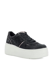 črna - Dune London Evangelyn Flatform Lace-Up Trainers - Slika 3 iz 6