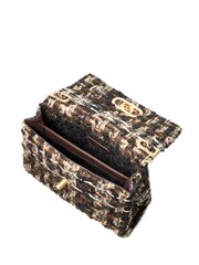 Dune London Dark Black Small Regent Quilted Shoulder Bag - Image 4 of 6