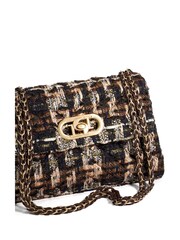 Dune London Dark Black Small Regent Quilted Shoulder Bag - Image 5 of 6