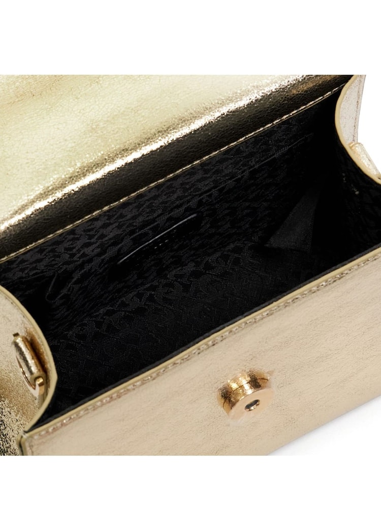 Dune London Gold Bolenna Brooch Trim Bag - Image 5 of 5