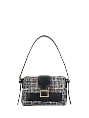 Dune London Blue Print Dara Pocket Front Shoulder Bag - Image 1 of 4
