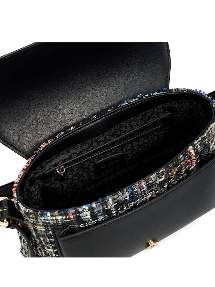 Dune London Blue Print Dara Pocket Front Shoulder Bag - Image 4 of 4