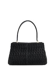 Dune London Black Large Darla Wave Quilt Bag - Image 3 of 5