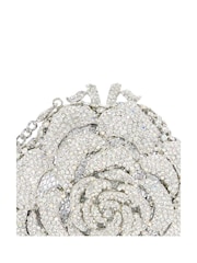 Dune London Silver Bling Hard Embellished Flow Bag - Image 5 of 5