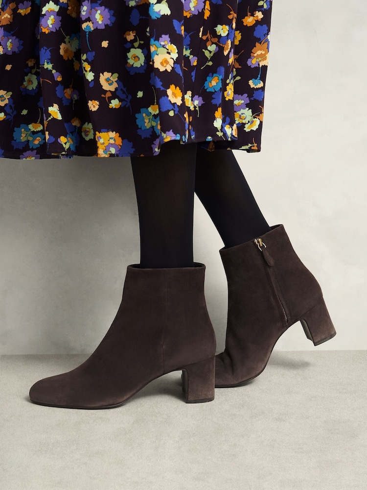 Hobbs Brown Rochelle Ankle Boots - Image 1 of 6 Hobbs Brown Rochelle Ankle Boots - Image 1 of 6