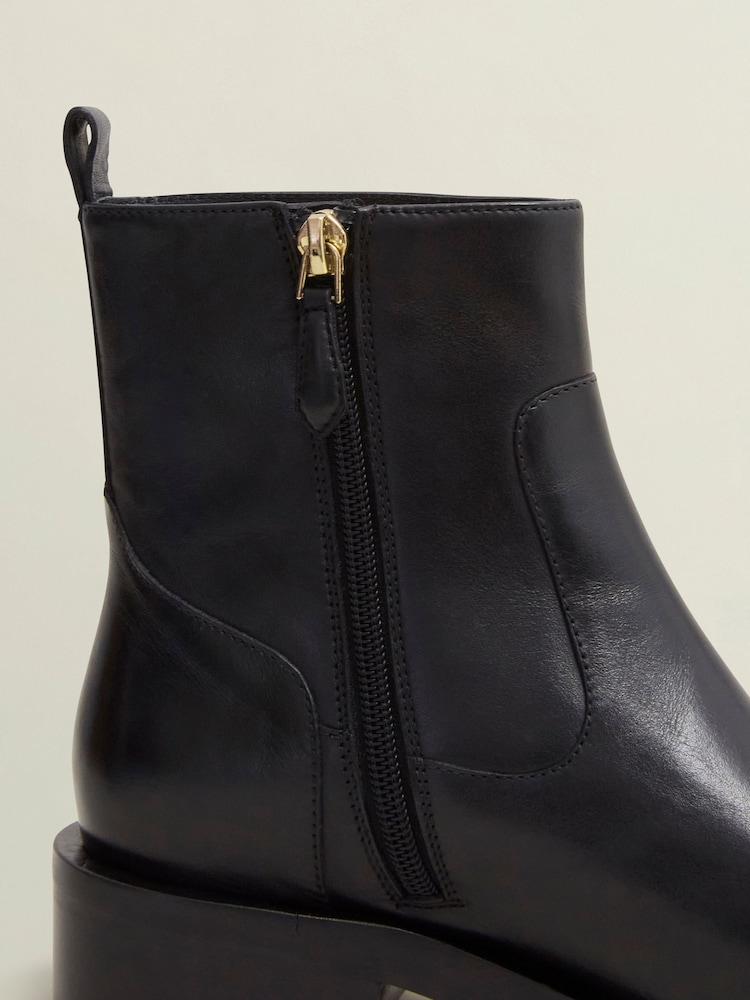 Hobbs Black Georgie Ankle Boots - Image 6 of 6